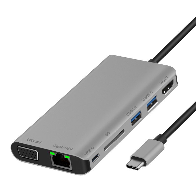 All in One Docking Station Type-C to SDTF Multi Function card reader photo 4