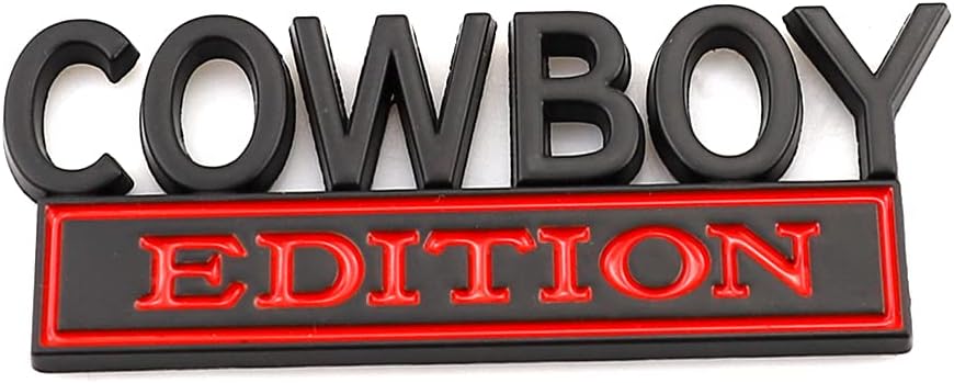 2pack Cowboy Edition Emblems, Seabee Emblem 3D Badge Decal Car Truck SUV,Refrigerator Sticker,Window Display Stickers,Bicycles, Laptops, Fridges photo 7
