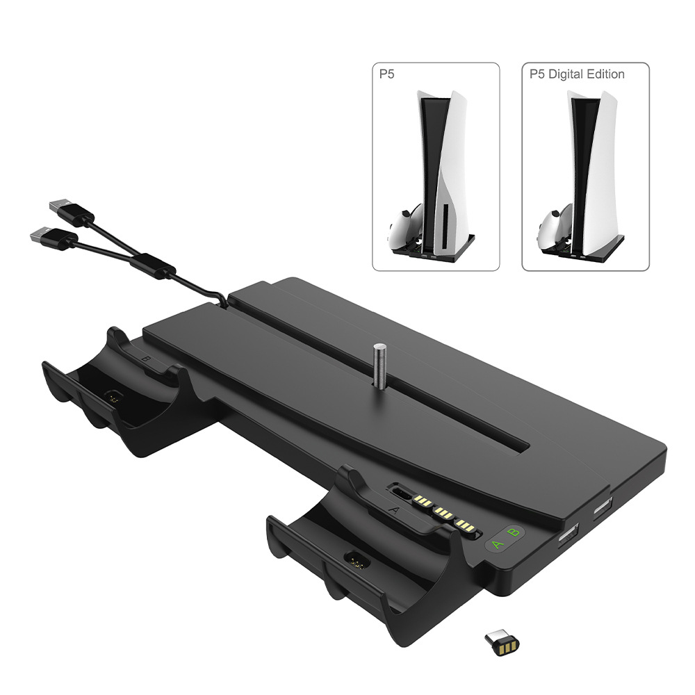 PS5 host multi-function charger stand, host stand stand with bluetooth handle charger charger photo 4