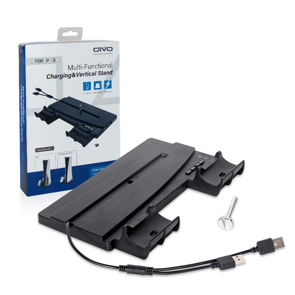 PS5 host multi-function charger stand, host stand stand with bluetooth handle charger charger photo 2