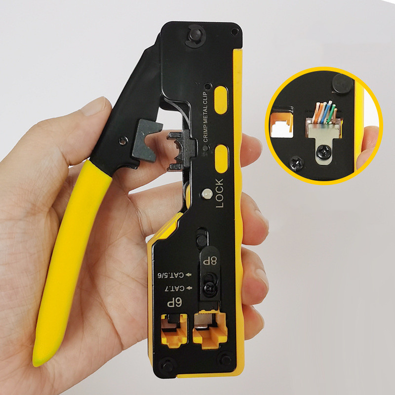 Rj45 Tool Network Crimper Cable Stripping Plier Stripper photo 4
