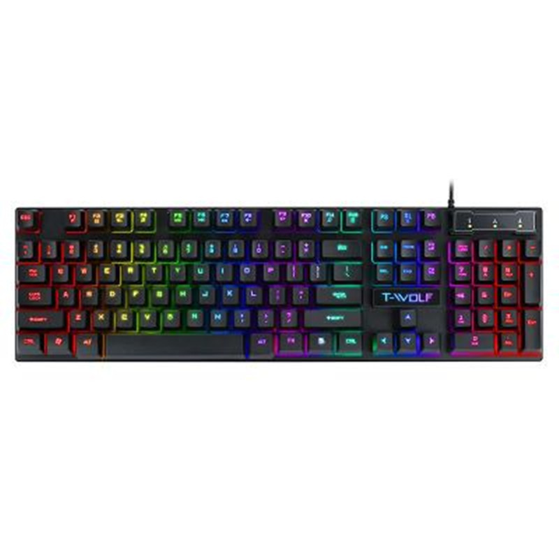 Gaming Usb Luminous Wired Keyboard Floating Manipulator photo 3