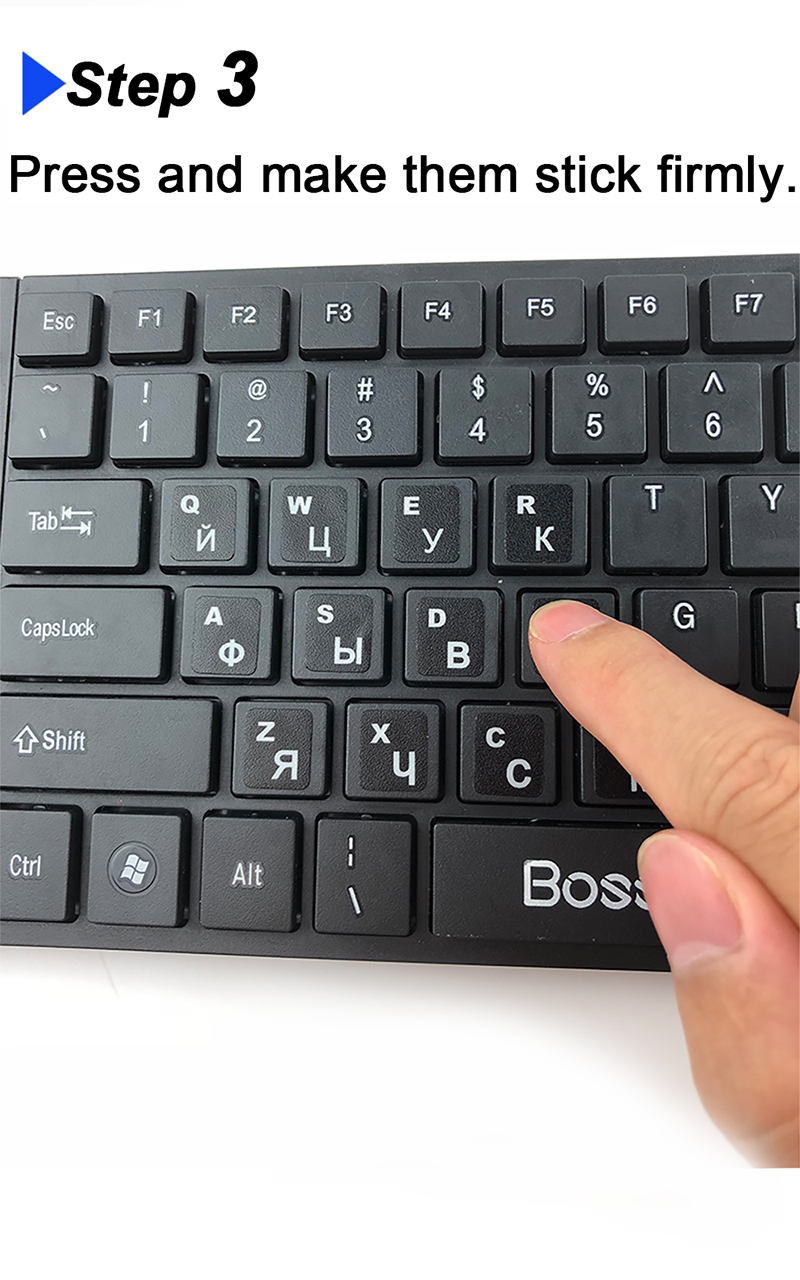 Notebook Keyboard Stickers Russian Keyboard Stickers photo 4