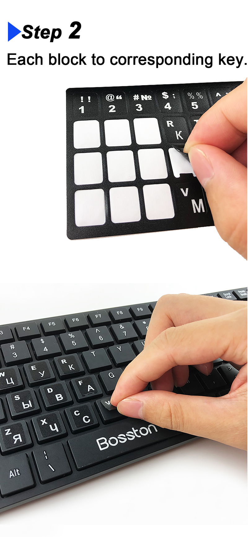 Notebook Keyboard Stickers Russian Keyboard Stickers photo 5