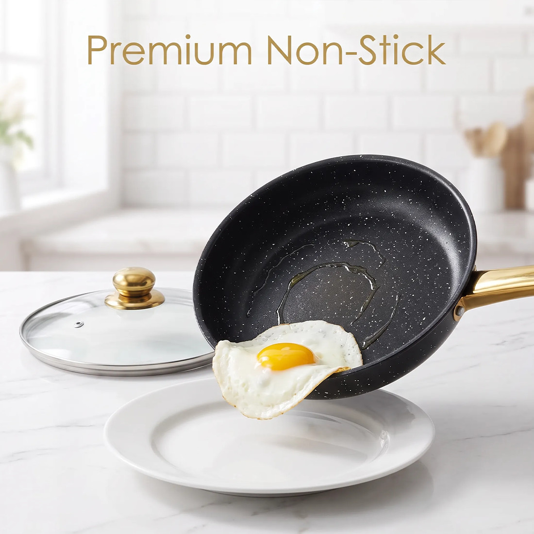12PCS Induction Non Stick Stainless Steel Cookware Cooking Pot Pan With Lids Set photo 7