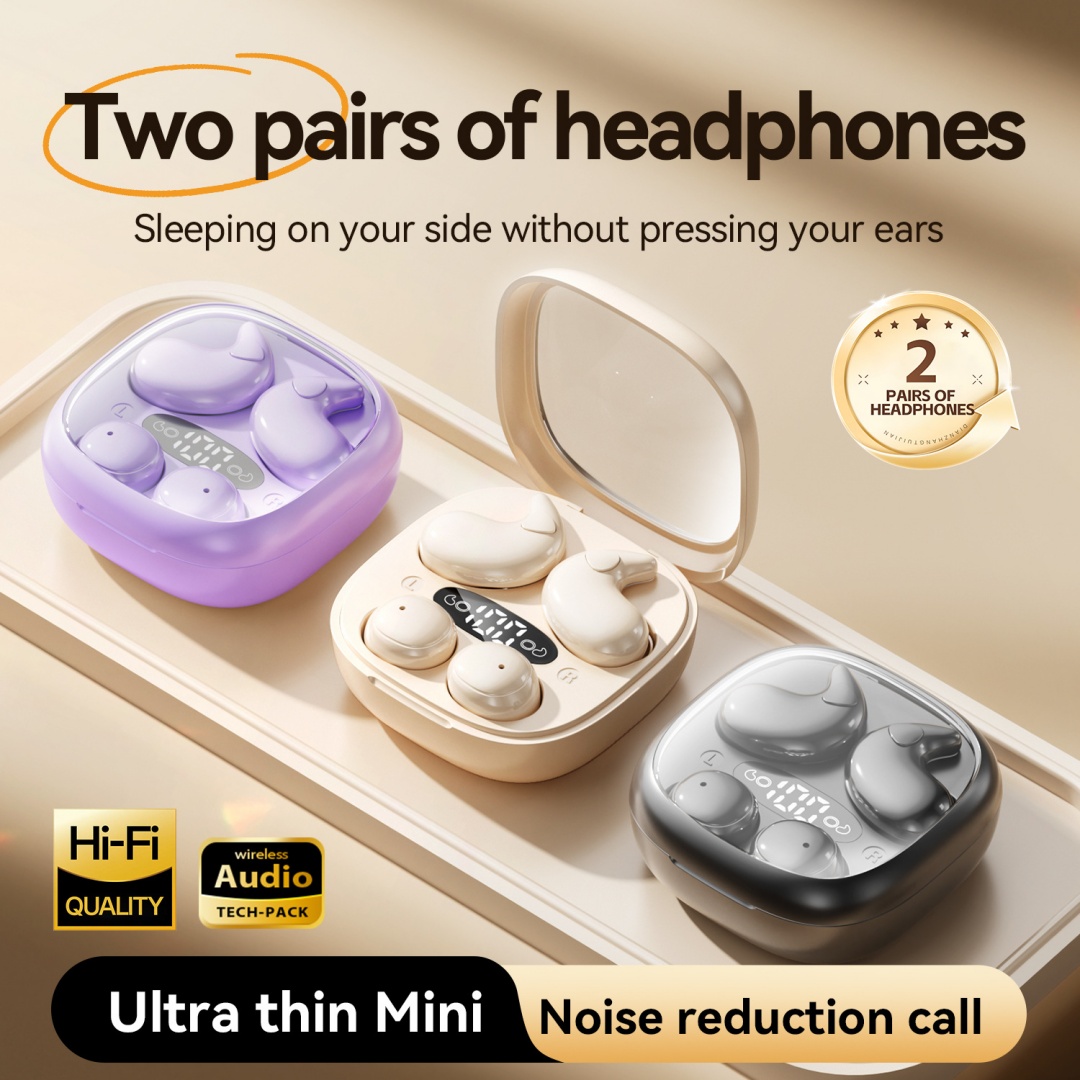 Cross Border Popular M126 2-in-1 Dual Sleep Earphones, Mini Long Battery Life, Ultra-high Sound Quality Wireless Bluetooth Earphones photo 5