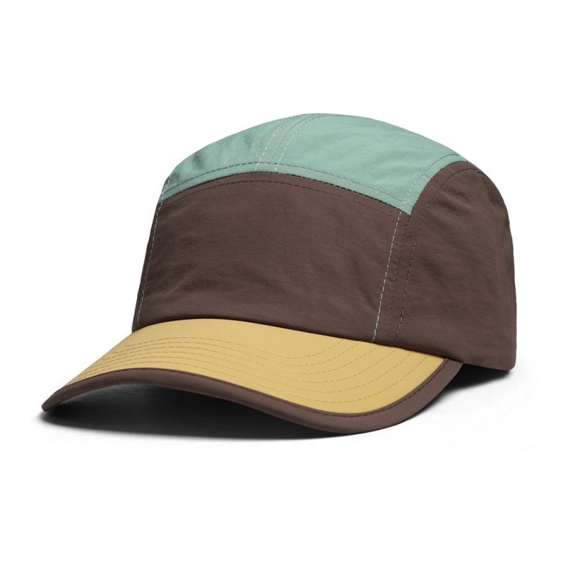 Japanese-style Vintage Quick-drying Multi-color Reflective Baseball Cap With Five-piece Workwear Design For Outdoor Climbing, Water Resistance And Sun Protection photo 3