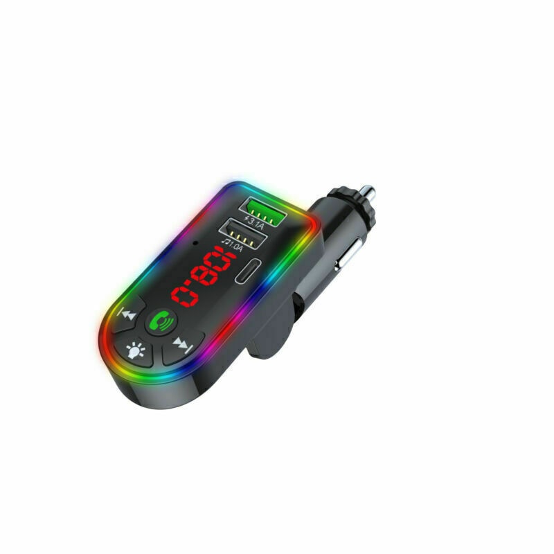 Car Bluetooth 5.0 MP3 Player FM Transmitter Radio 3.1A Fast Charger Adapter Lots photo 3