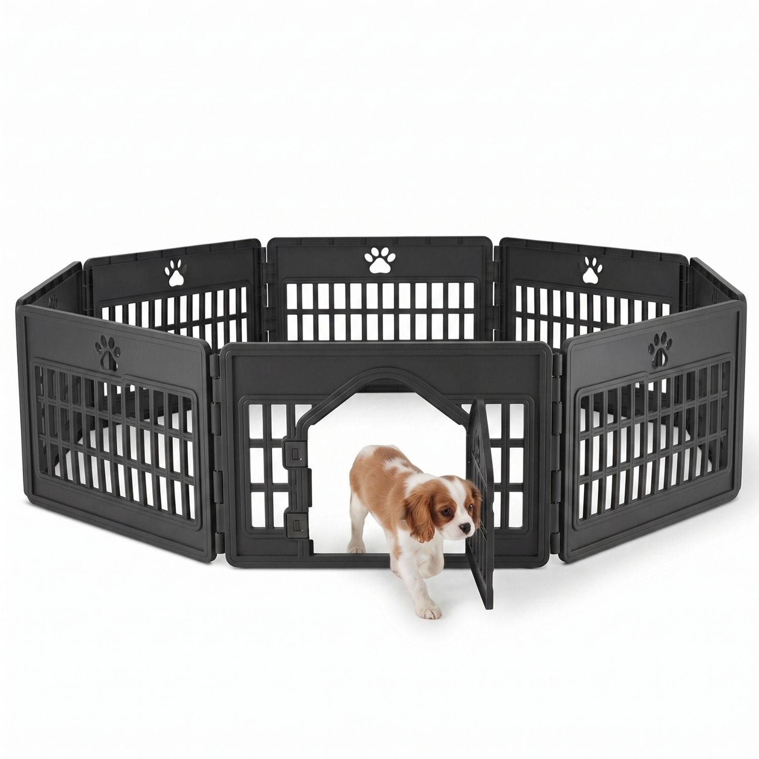 Plastic Dog With Movable Enclosure, Suitable For Small And Medium-sized Dogs, Cats And Rabbits. photo 2
