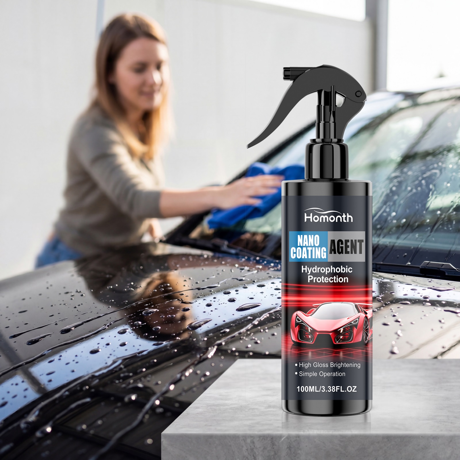 Car Ceramic Coating Agent, Auto Paint Gloss Restoration Scratch Resistance Sealant photo 1