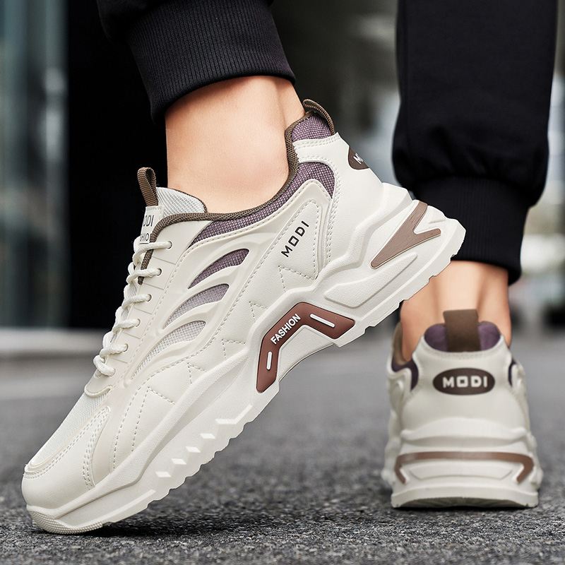 2026 New Men Lightweight Breathable Chunky Height Increasing Dad Sneakers, Student Casual Footwear photo 6