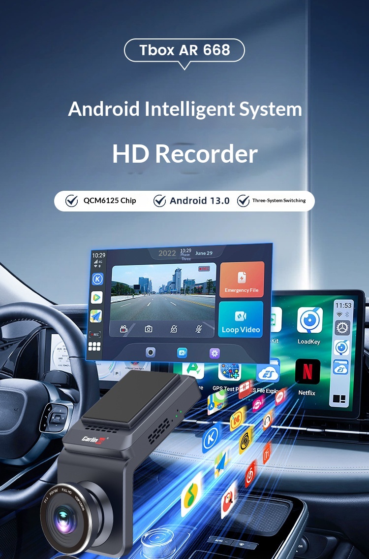 Carlinkit CarPlay To Android Auto Wireless Car Adapter, Smart Screen Box For Navigation, Dash Cam & Phone Screen Mirroring photo 7