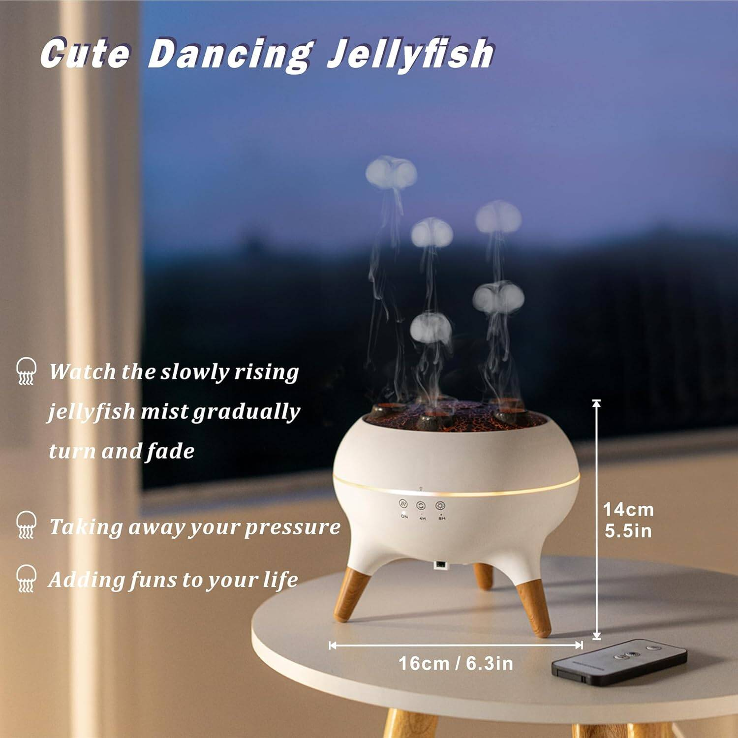 Jellyfish Diffuser With Music photo 2