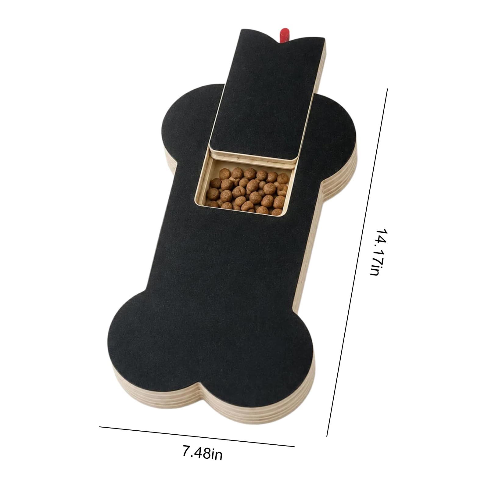Dog Scratch Board With Treat Box, Dual - Sided Dog Nail File Board Wear - Resistant Pet Nail Scratcher, Stress - Free Indoor Dog Nail Grooming For Puppies &  Dogs photo 7