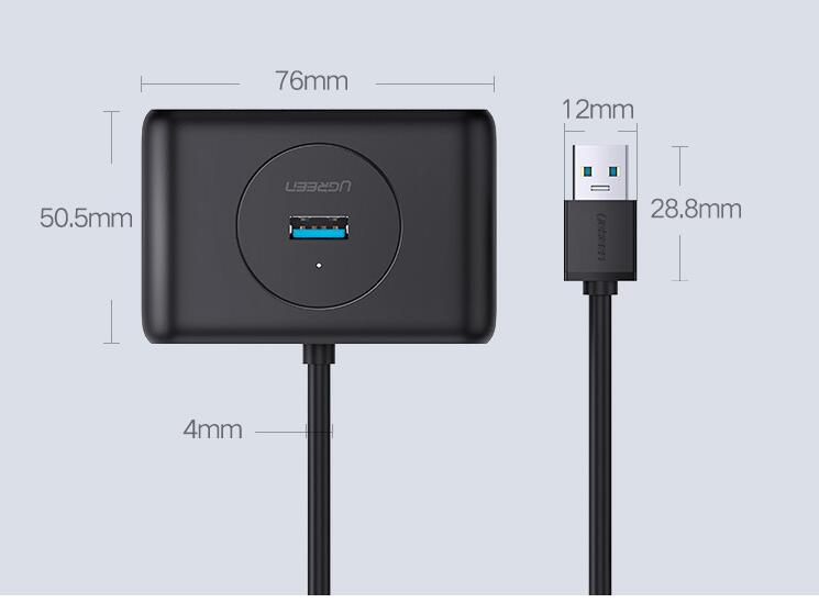 Usb Extender 30 Set Cable Seperater One Drag Four Multi-function Length Expansion Dock photo 4