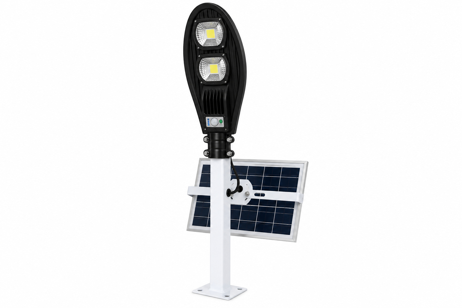 Solar Powered Rechargeable Motion Sensor Waterproof LED Work Light 40W For Auto W736D IP65 Street photo 1