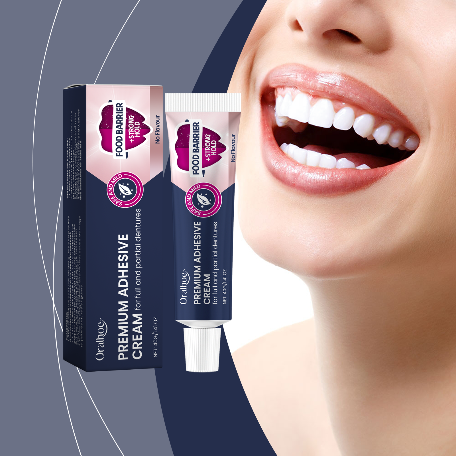 Dental Fixing Adhesive 40g-box photo 2