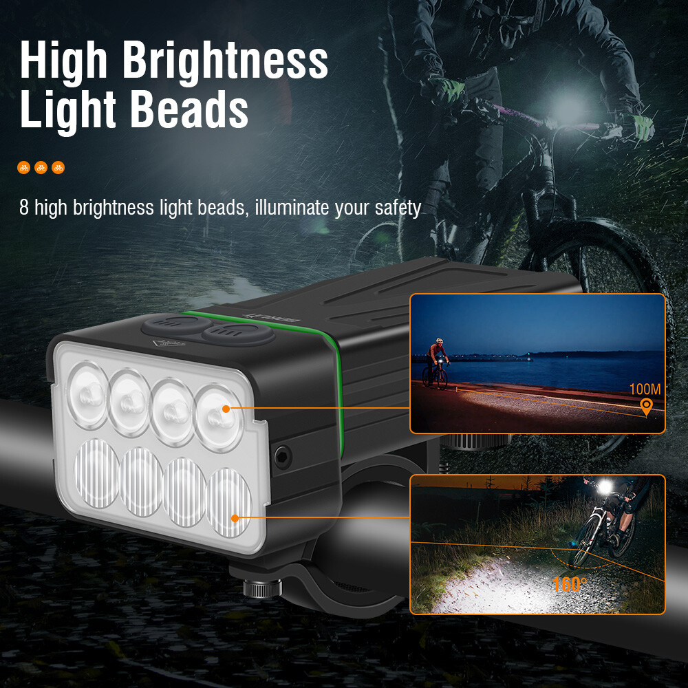 900 LM Bike Light LED Head Bicycle Light Torch Bike Lamp Flashlight photo 2