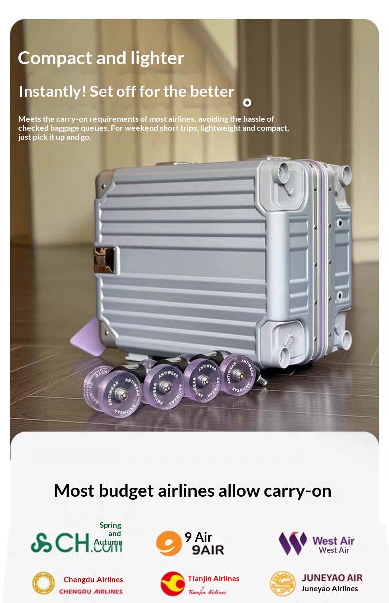 New 14-inch Compact Travel Bag, Spring Airlines-approved Carry-on, Mini Lightweight, Premium High-quality, Durable photo 6