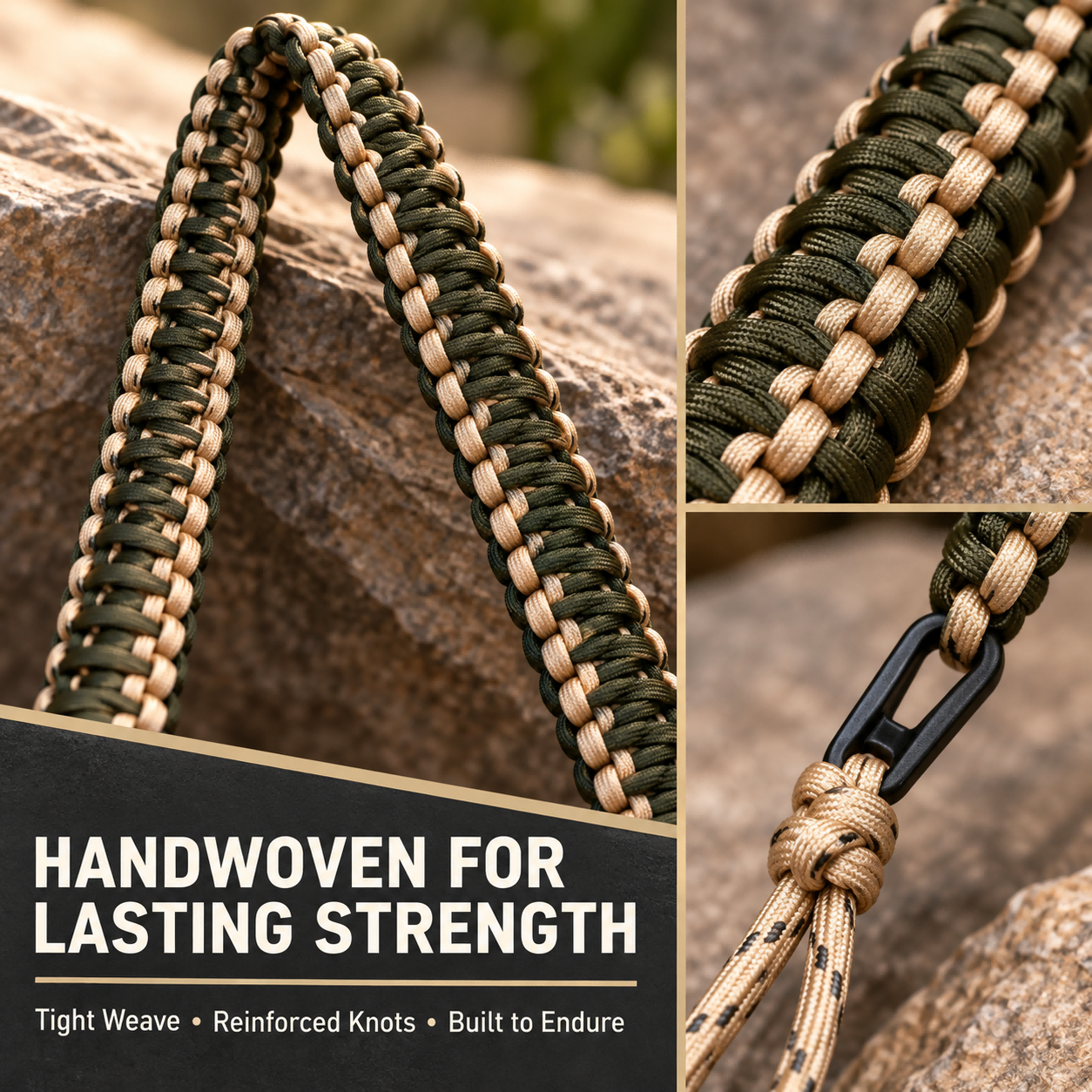 Nylon Duck Call Lanyard High Pressure Waterproof Hunting Game Call Holder With Adjustable Neck Fit MOLLE Multiple Drop Loops photo 2