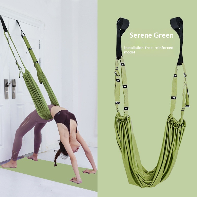 Aerial Yoga Sling Home Yoga Rope Splits Handstand Waist Training Equipment Door Hanging Stretching Strap Elastic Rope photo 4