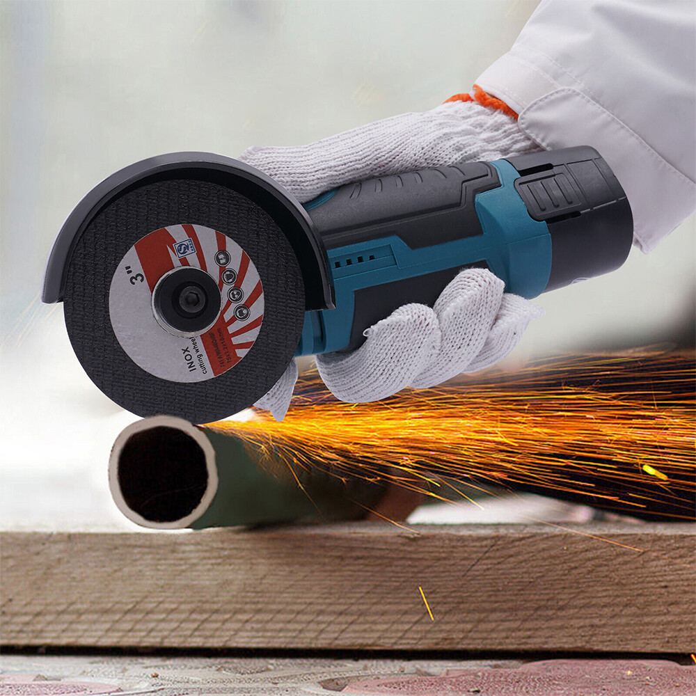 12V Mini Cordless Brushless Angle Grinder Cutting Tool W&2 Battery & Charger AU photo 2