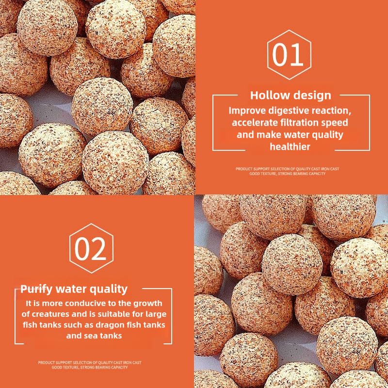 Bio Balls For Aquarium Filter Media Pond Filter Material Ceramic Ring Aquarium For Fish Tank Media Bags Hollow Material Accessories photo 7