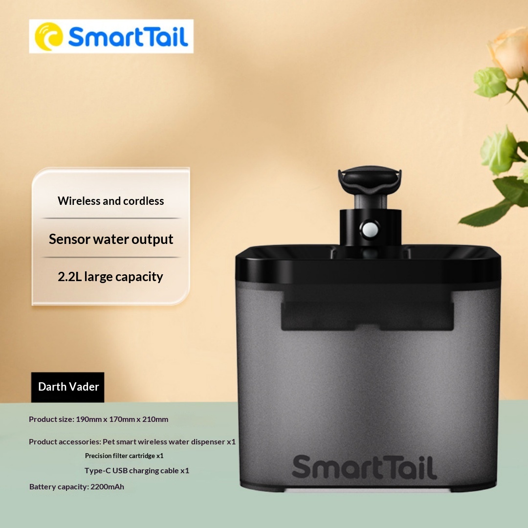 Automatic Sensor-Activated Pet Water Fountain photo 1