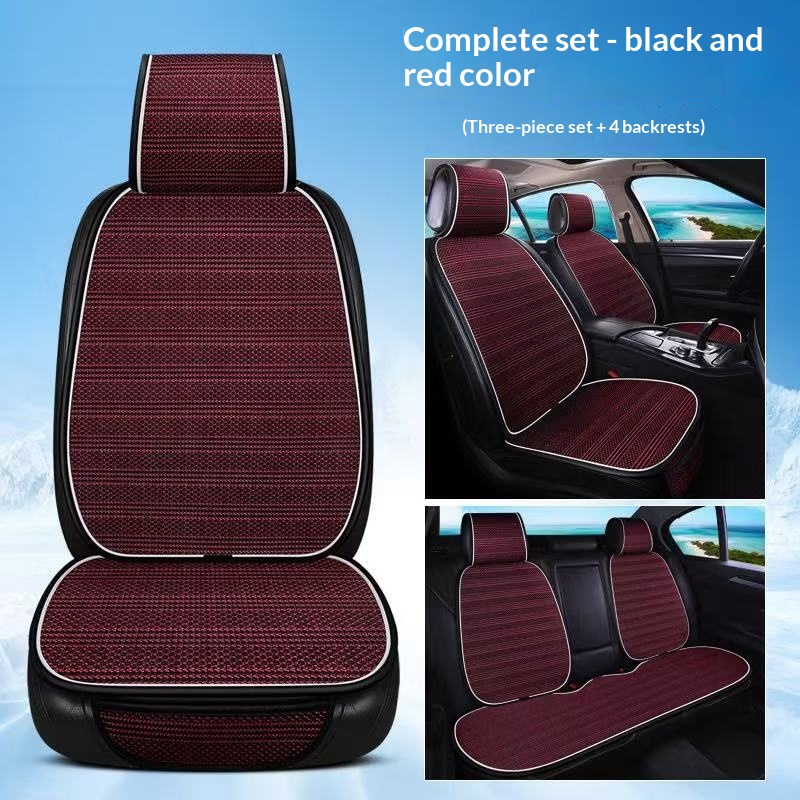 Simple Ice-silk Half-coverage Universal Car Seat Covers photo 6