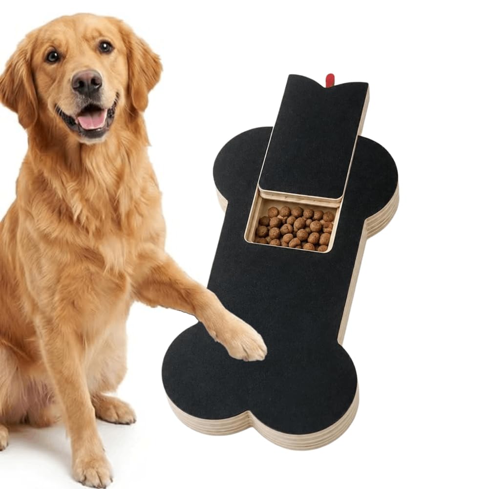 Dog Scratch Board With Treat Box, Dual - Sided Dog Nail File Board Wear - Resistant Pet Nail Scratcher, Stress - Free Indoor Dog Nail Grooming For Puppies &  Dogs photo 1