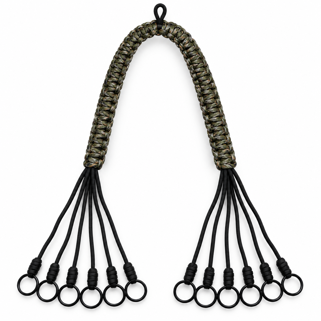 Camo Durable Nylon Hunting Lanyard Duck Goose Hanger Waterfowl Dove Carrier With Steel Loop Slip Ring photo 1