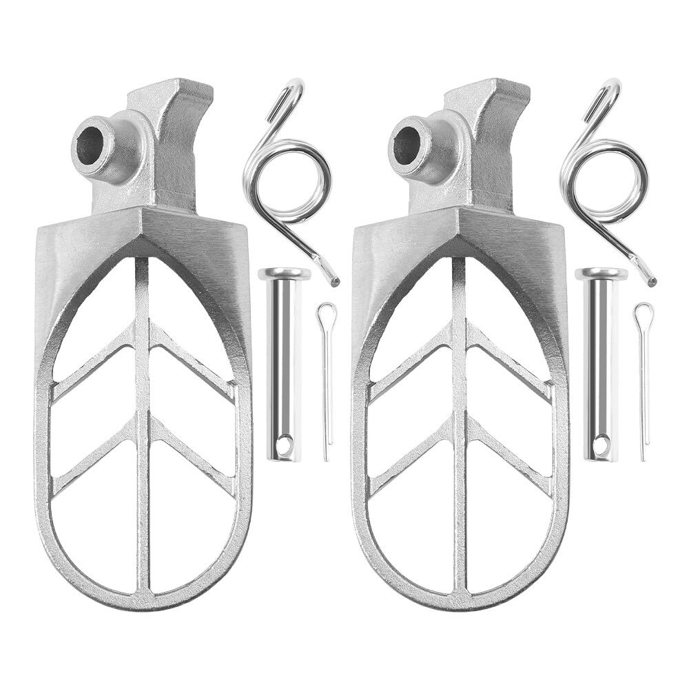 Fit For H Onda K Awasaki Pair Motorcycle Front Foot Peg Footrest Stainless Steel photo 1