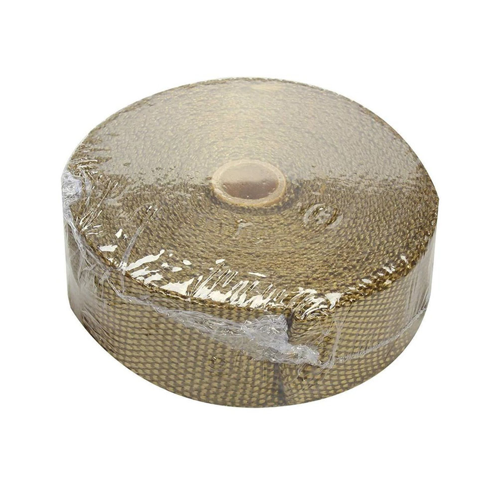 15M 50mm 2mm Heat Resistant  Exhaust Wrap Titanium With 10 Stainless Steel Ties photo 5