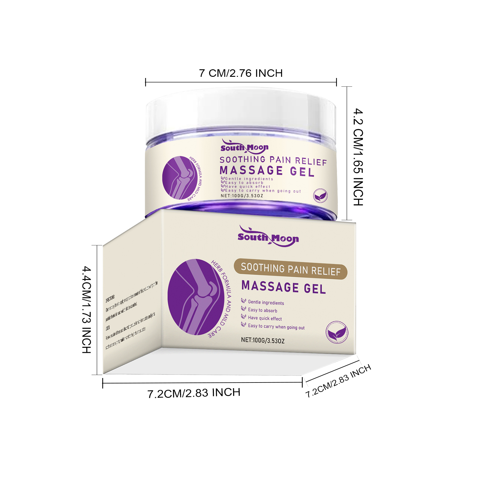 Calming Massage Gel 1 00g 1box photo 3