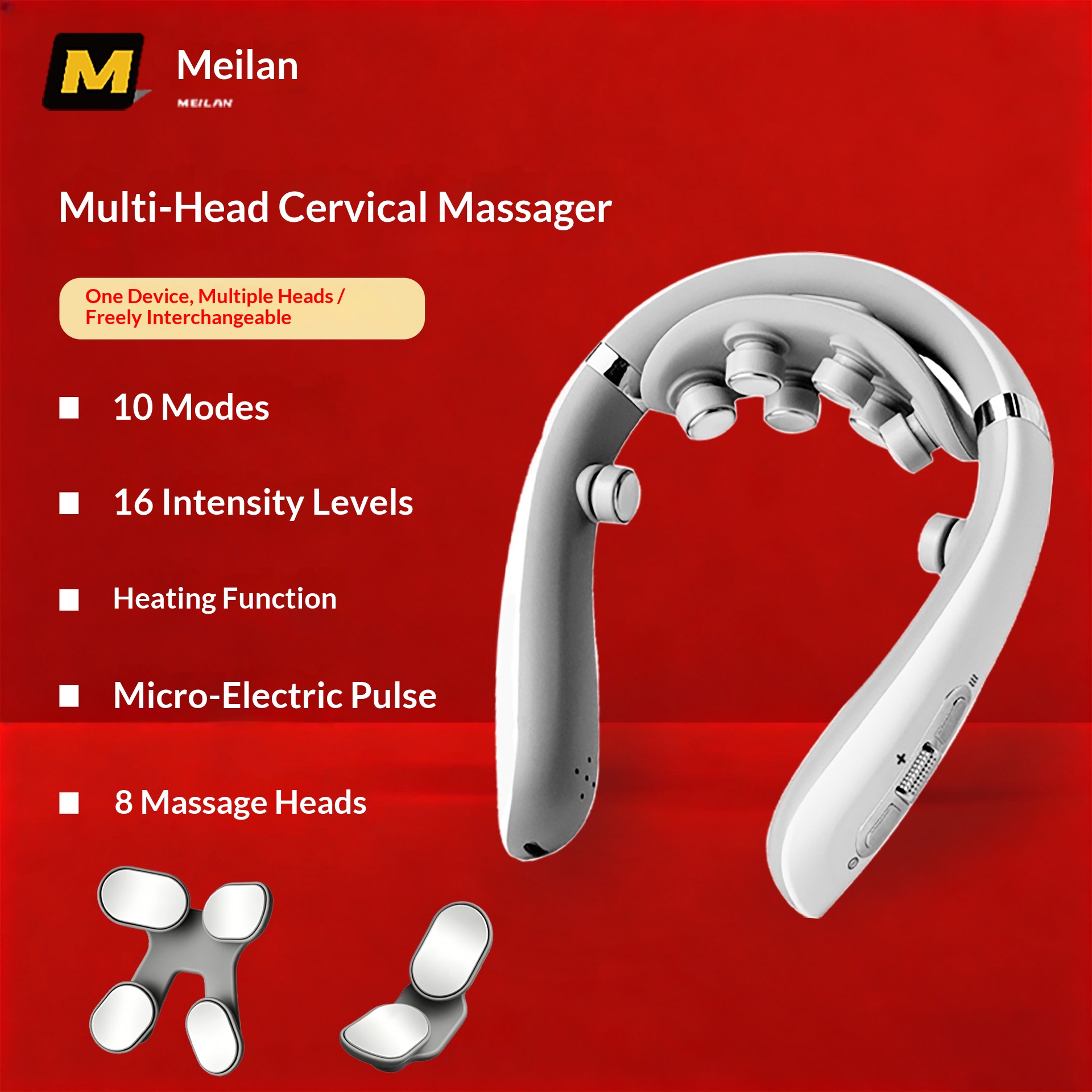 Meilan Cervical Massager Wholesale Low Frequency Pulse Intelligent Neck Protector Neck Massager Neck Massager photo 5