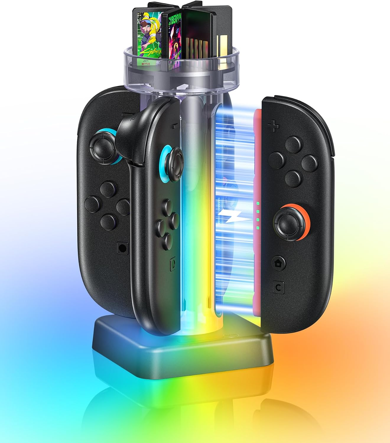 Charging Dock For S Witch 2 Controller, JoyCon Charging Station With Lamppost LED Indication photo 5