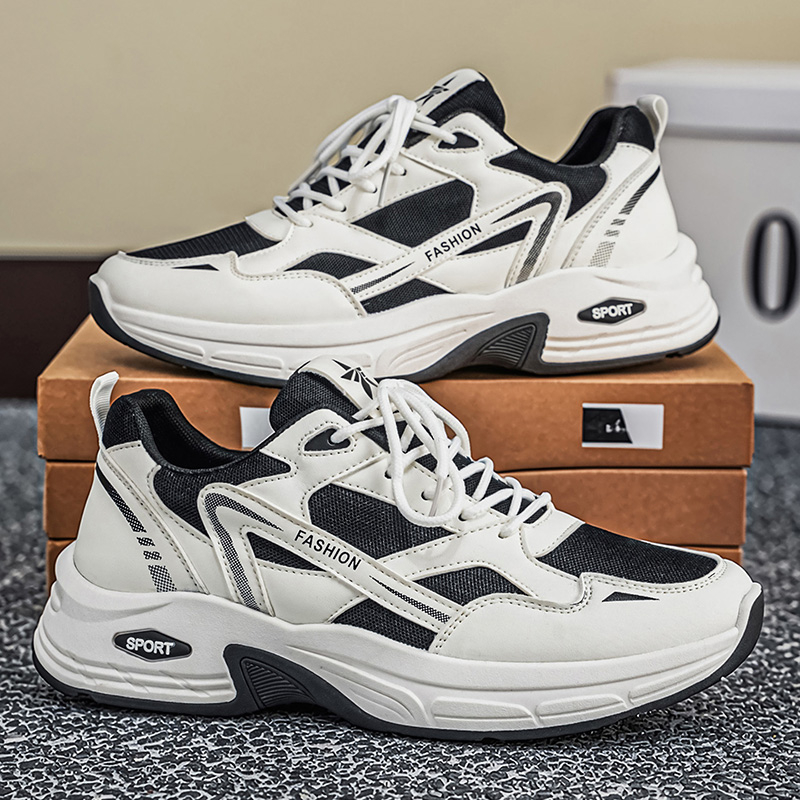 2026 Summer New Men's Thick Sole Height Increasing Sneakers, Wear-resistant, Breathable Trendy Versatile Casual Dad Shoes photo 5