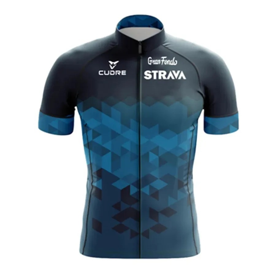 STRAVA Summer Short-Sleeve Cycling Apparel Set For Men, Mountain Bike & Road Bike Cycling Apparel, Quick-Drying And Breathable Cycling Suit photo 2