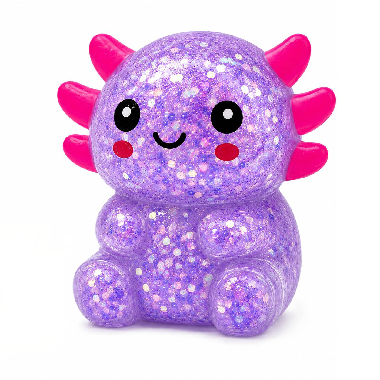 Axolotl Stress Ball, Cute Soft Slow Rising  Toy, Calming Fidget Squeeze Toy Sensory Toy For Stress Relief Kids Adults photo 7