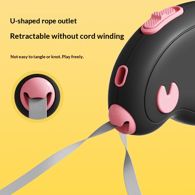 Aiwo Pet Leash Portable Retractable Cat Leash Dog Leash Explosion-Proof Retractable Leash photo 3
