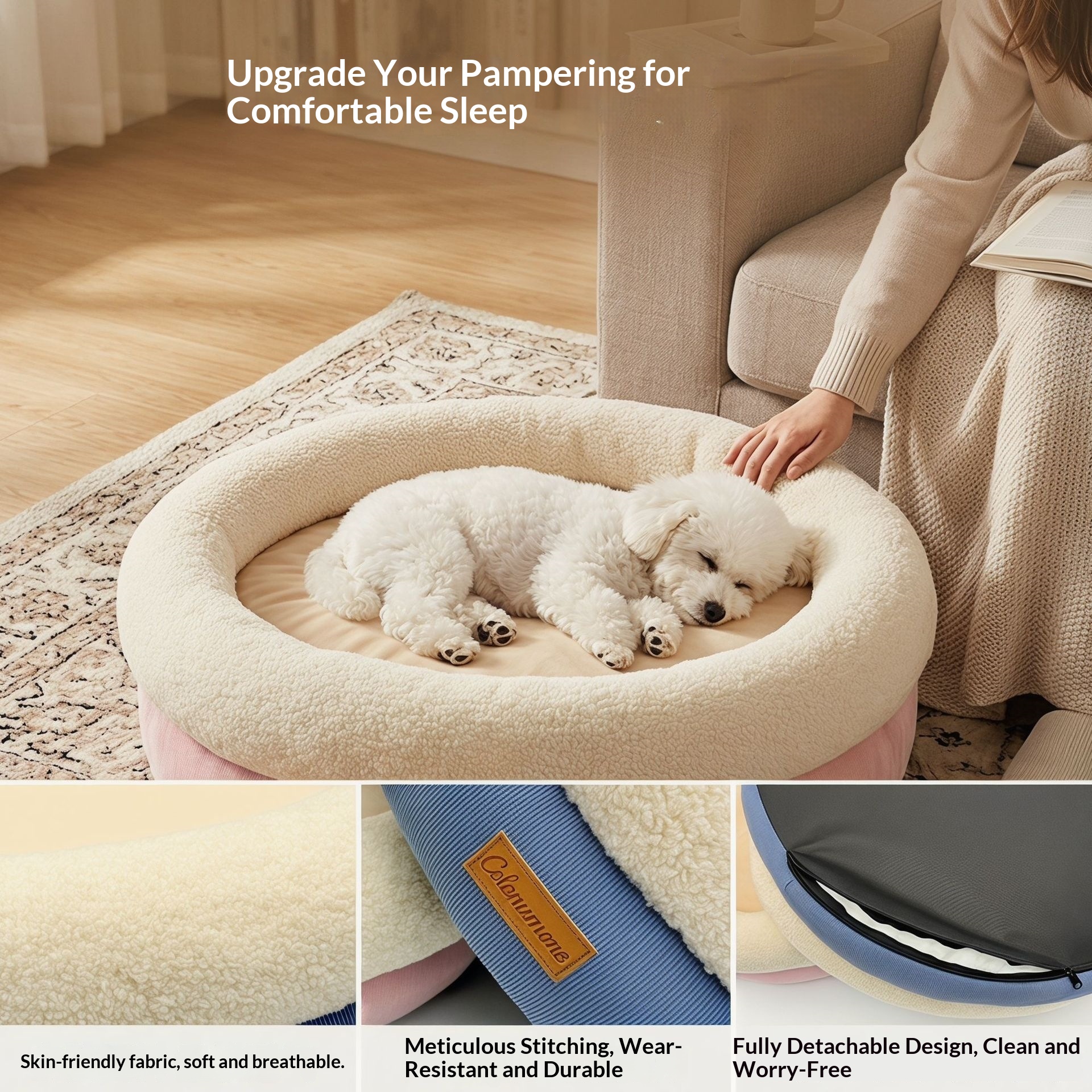 New Pet Dog Bed For Spring, Autumn, And Winter, Easy To Clean, Soft And Comfortable, Suitable For Small And Medium-Sized Pets, Cat Mat, Pet Mat photo 6