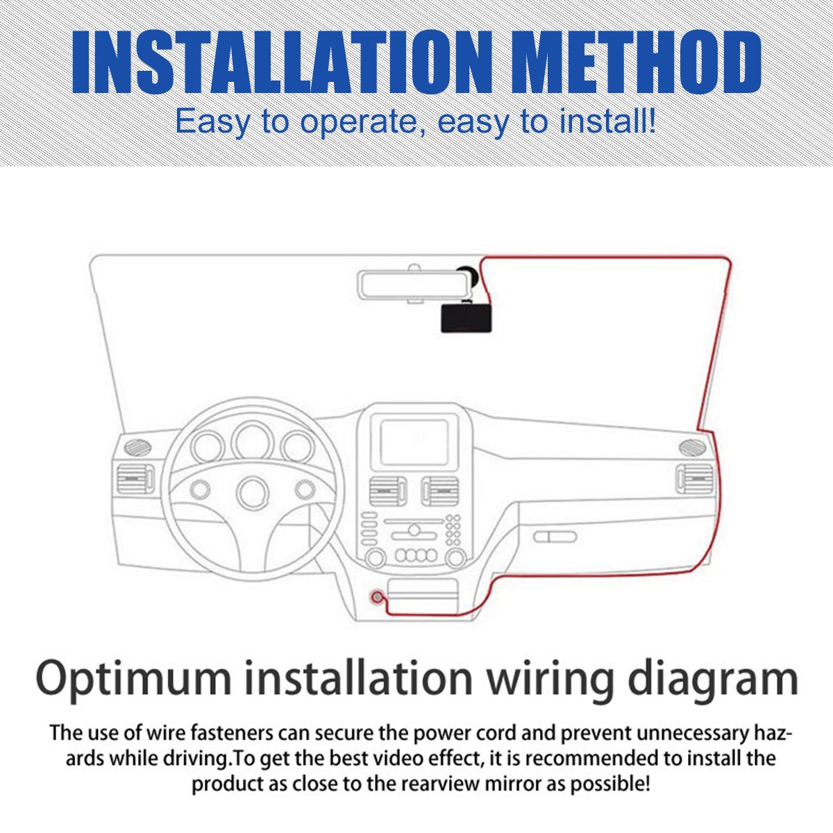 1080P Dual Lens Car DVR Dash Cam Video Recorder G-Sensor Front And Inside Camera photo 8