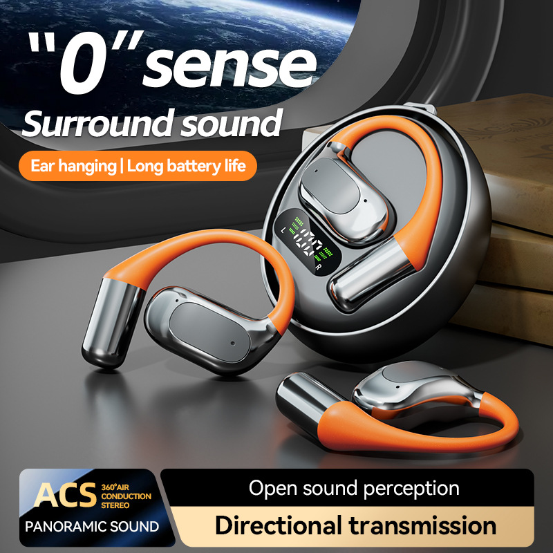 Cross Border Explosion M113 Hanging Earphone Rotating Small Coconut Ball Ultra Long Life High Color Value Bluetooth Headphones Customized photo 6