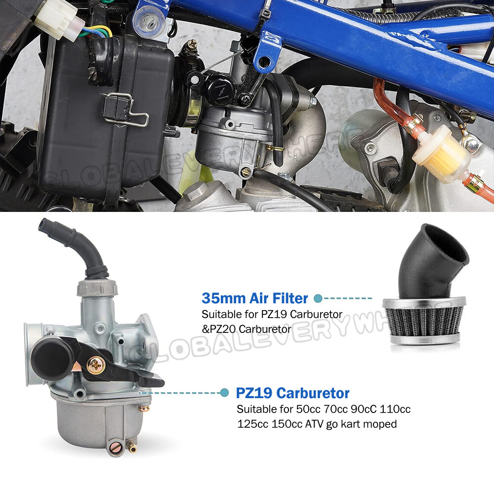 PZ 19mm Lever Choke Carburetor Carby 110cc 125cc 90cc ATV Quad Pit Dirt Bike photo 5
