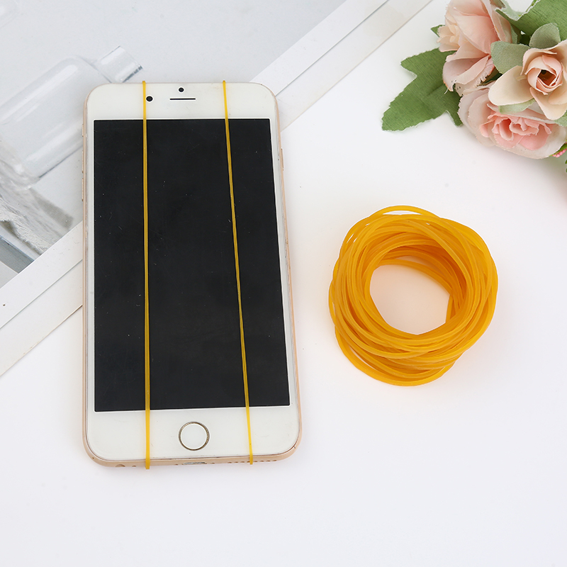 Wanlin Yellow Natural Rubber Bands 500g-pack photo 3