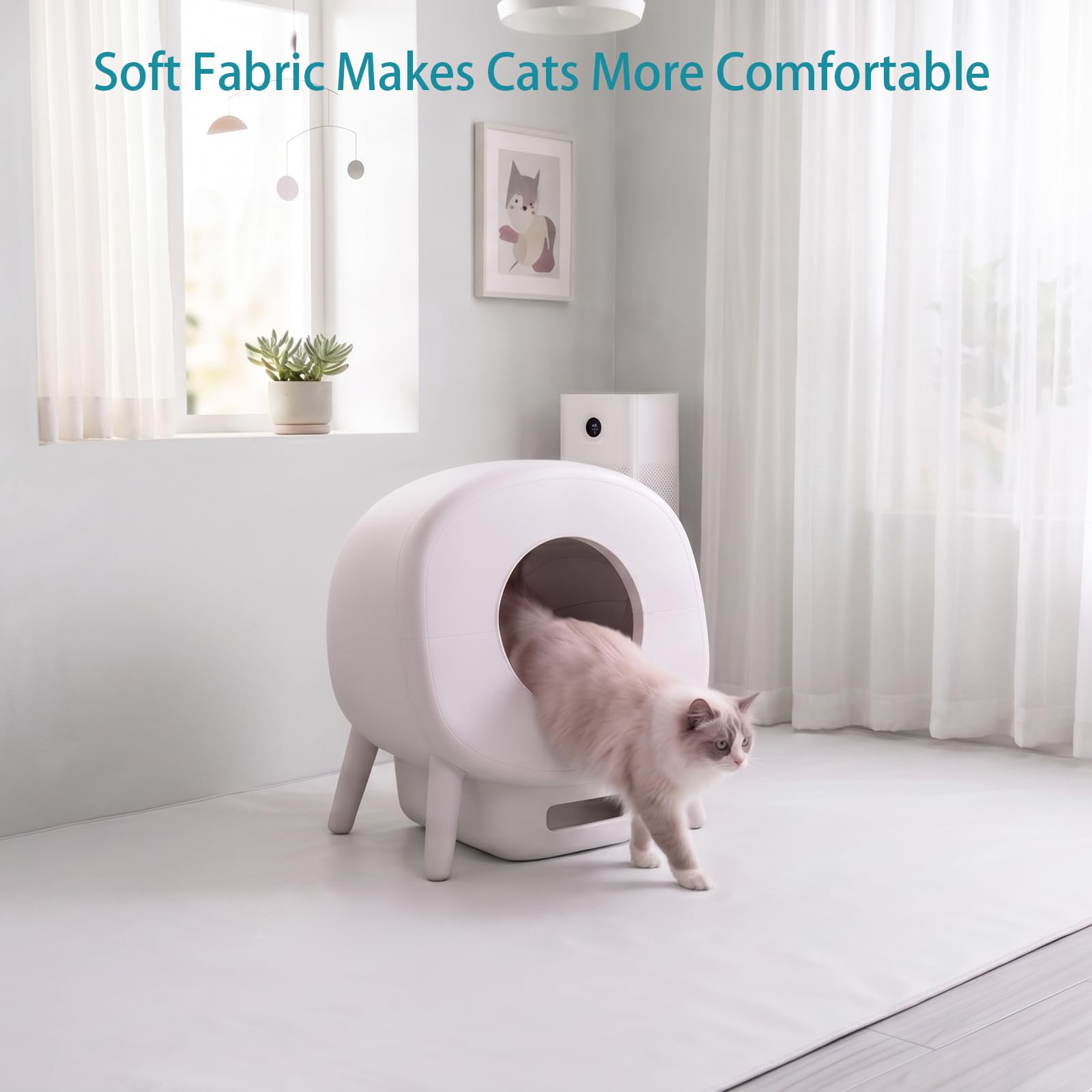 Waterproof Pad For Self Cleaning Litter Box  Removable Cat Litter Box Pad, Leak-Proof Replacement Liner Accessories photo 7