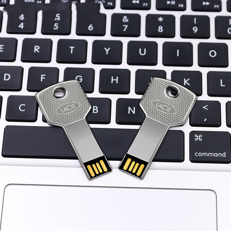 Ultra-thin Waterproof Conjoined Metal Key USB Drive photo 5