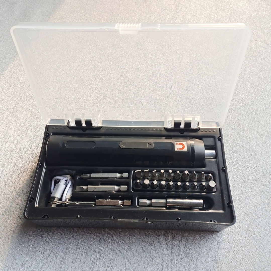 Small Electric Screwdriver With Automatic Screwing Function, High Torque Mini Screwdriver, Household Electric Tool photo 5