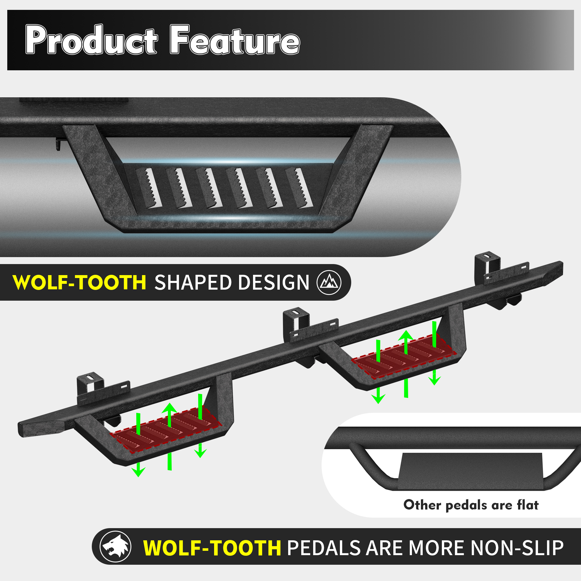 Running Boards For 18-26 Wrangler JL photo 7
