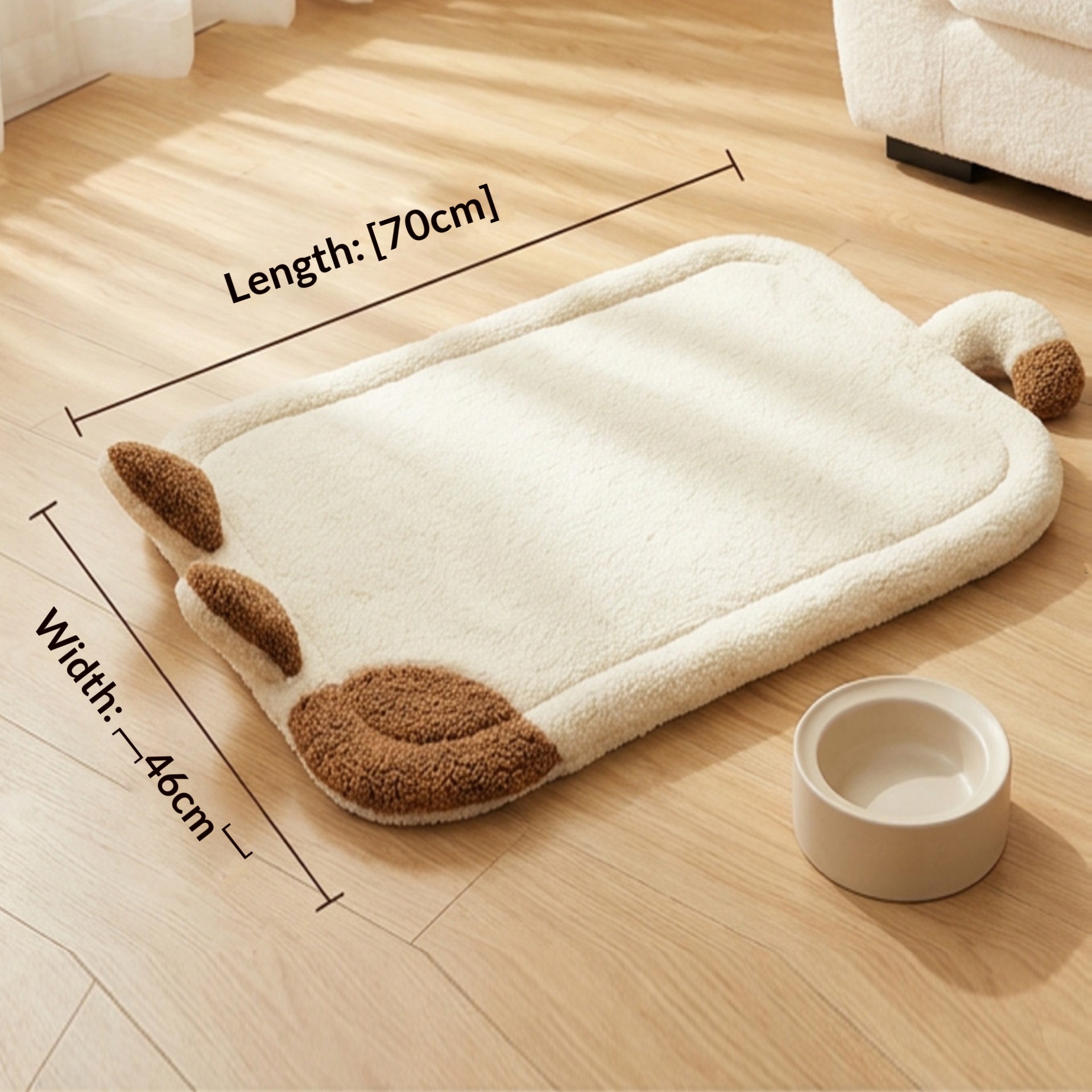 New Dog Cushion Pet Cushion Soft Skin-Friendly Machine Washable New Style Lambskin Pet Cushion Pet Pet Pet Supplies photo 7